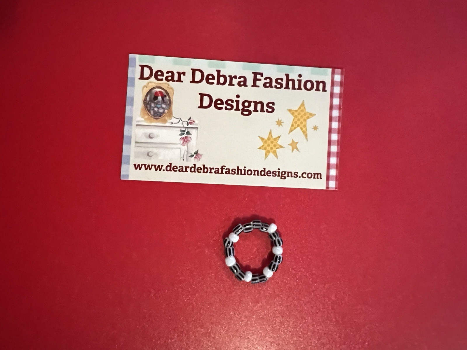 Beaded Ring One Size Fits All