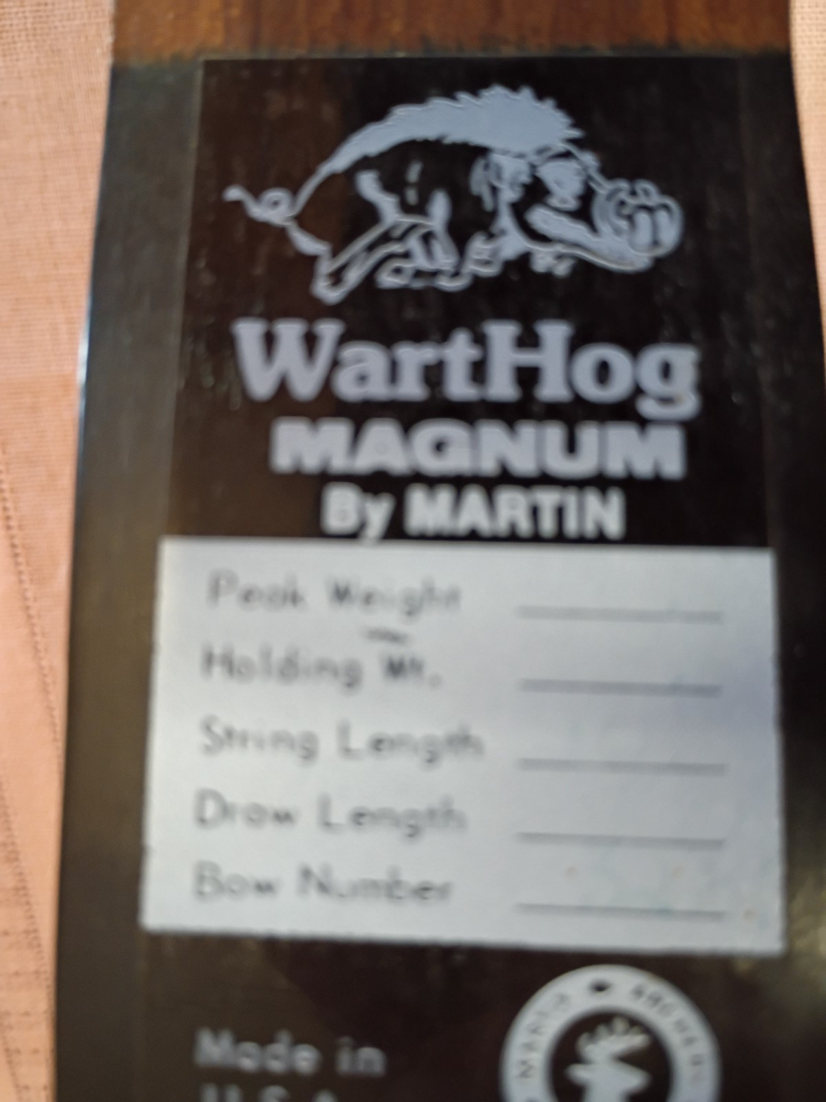 Martin Warthog Magnum Compound Bow