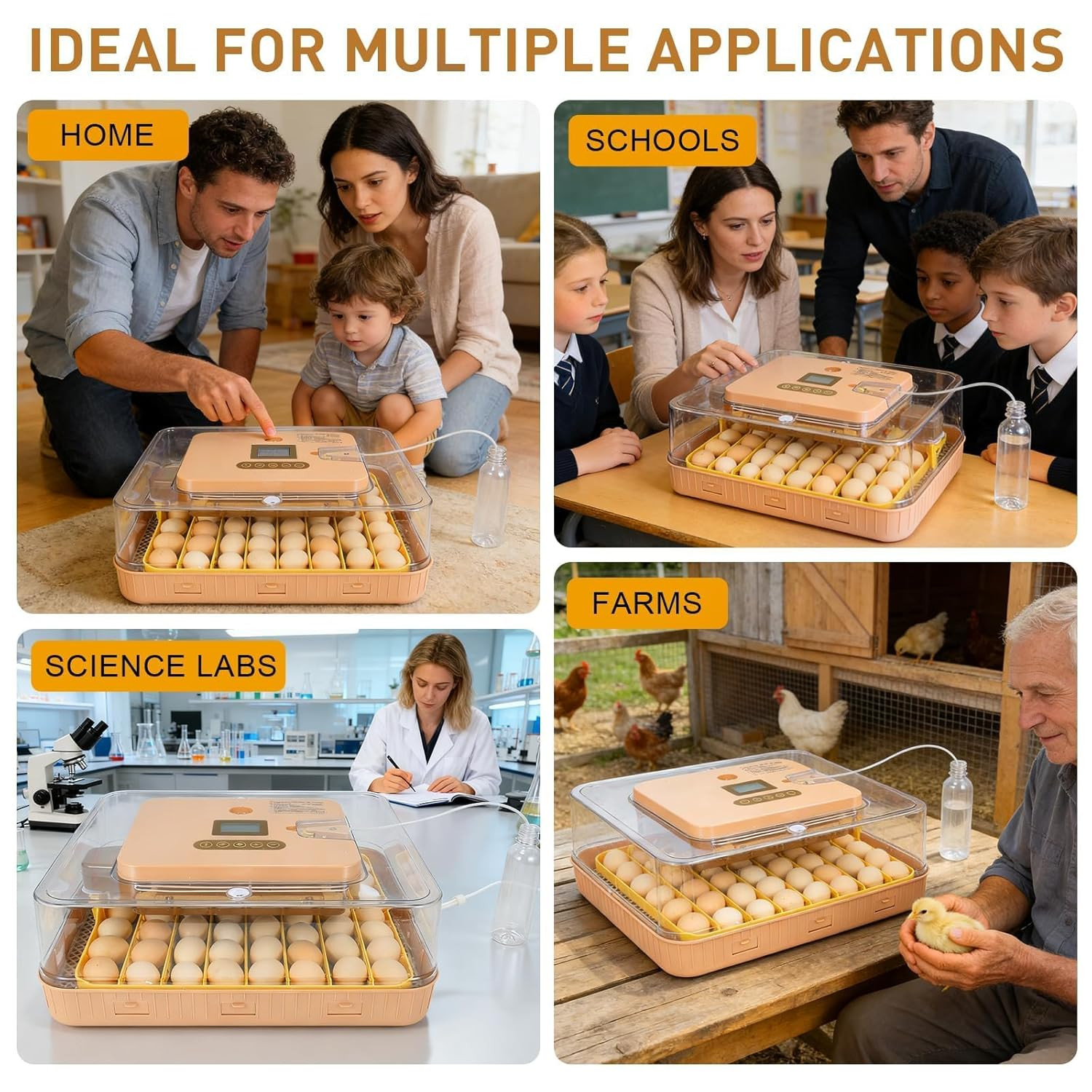 Gen IV Fully Automatic 56 Egg Incubator with Smart Temp & Humidity Control