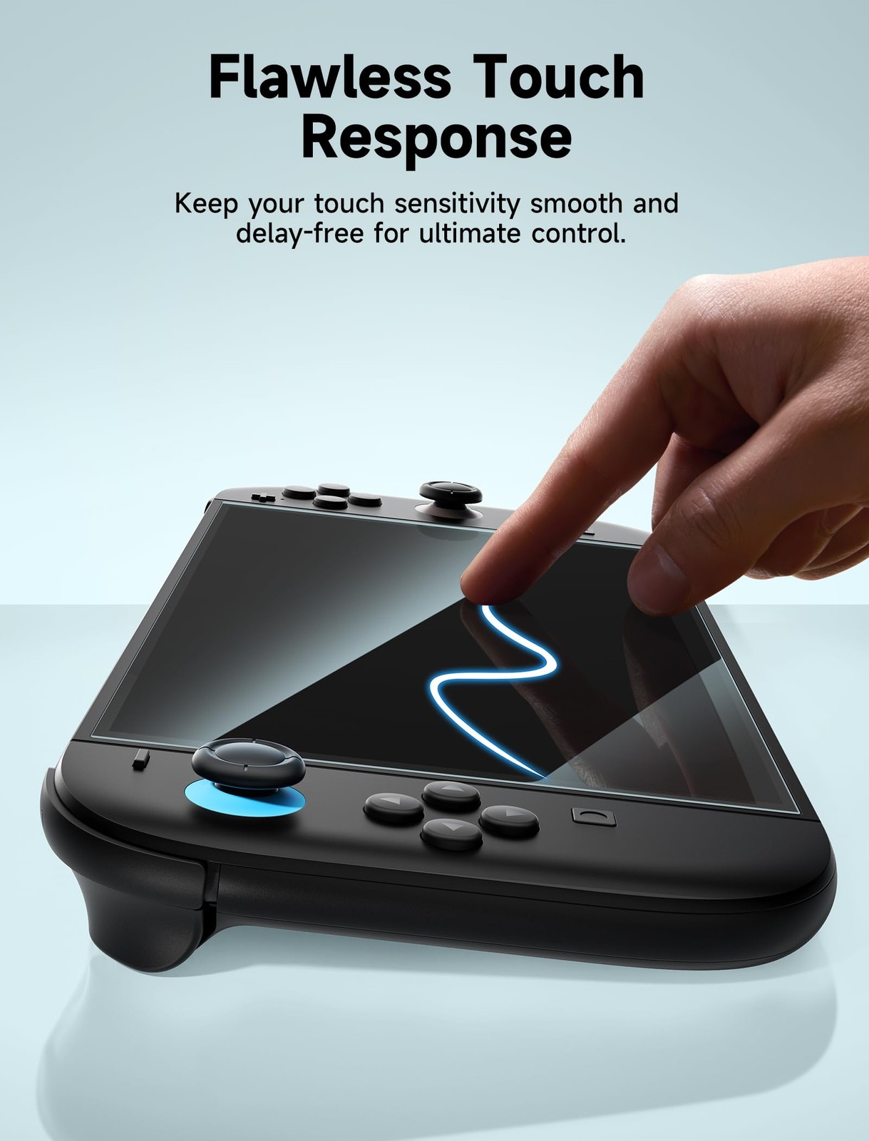 JSAUX 3-Pack Tempered Glass Screen Protector for Nintendo Switch 2 2025 Easy ...