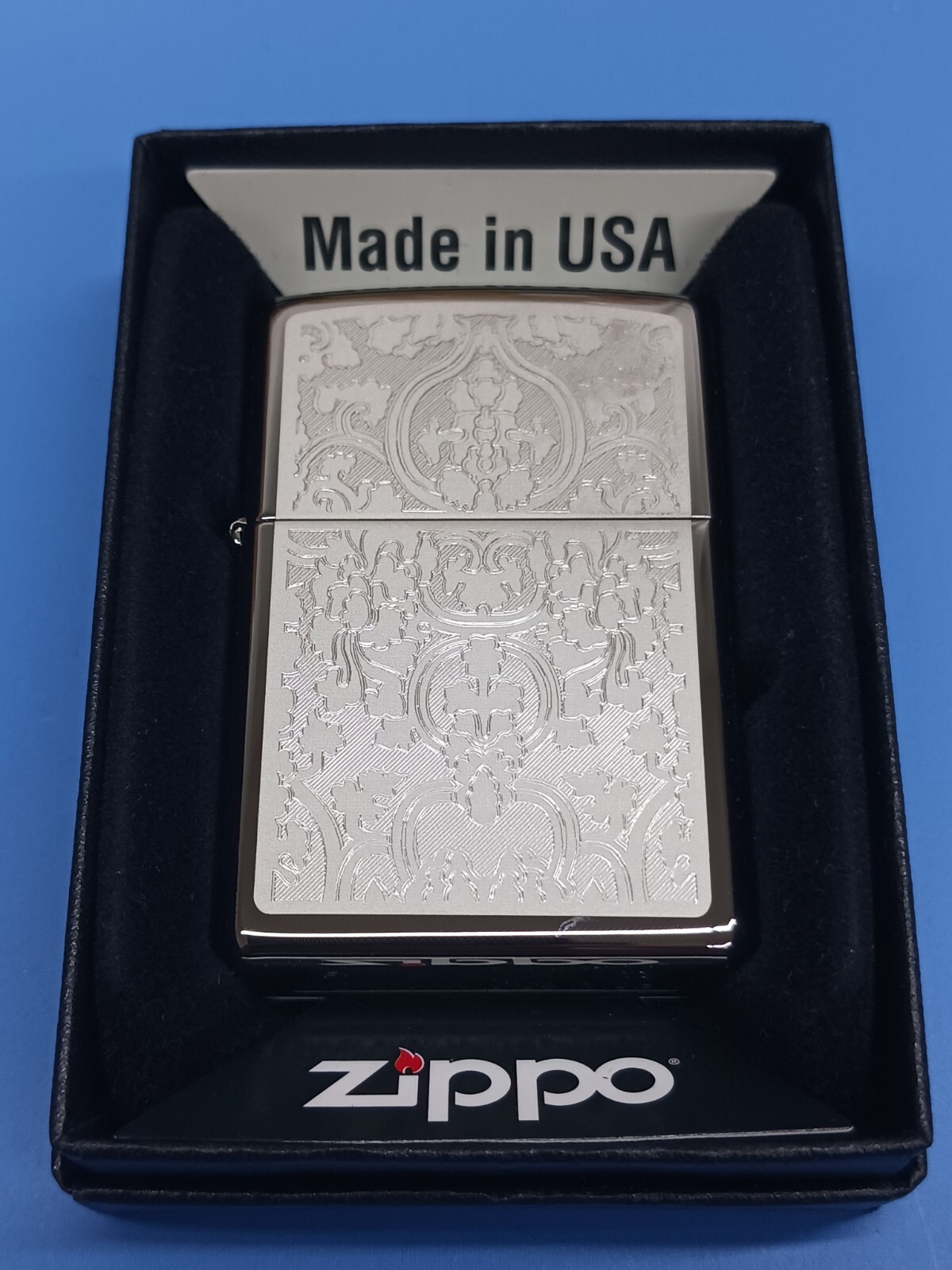 Zippo 28469 Oriental Abstract Black Ice