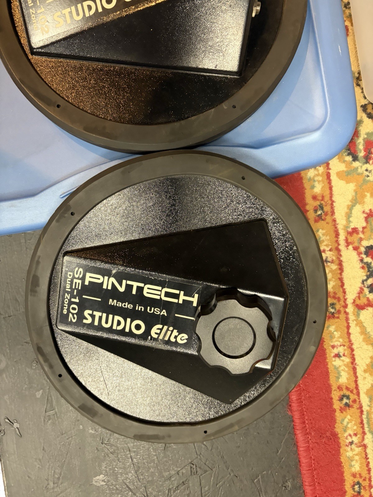 4 Pintech SE-102 Dual Zone Studio Elite Electronic Drum And Mount with cables