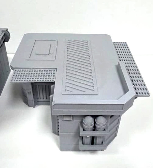 Modular Outpost Building Sci-Fi Terrain Warhammer Scenery Tabletop Wargaming (A)