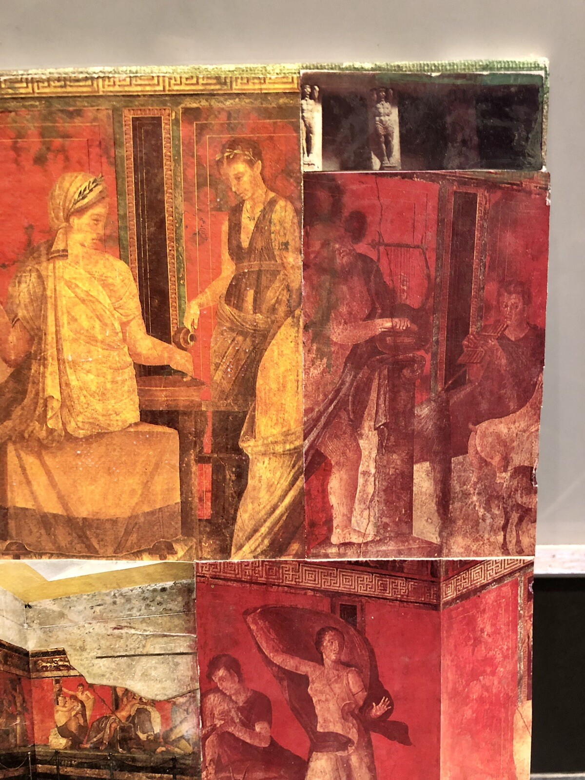 Two Original Outstanding High Quality Collages By Luigi Cugini