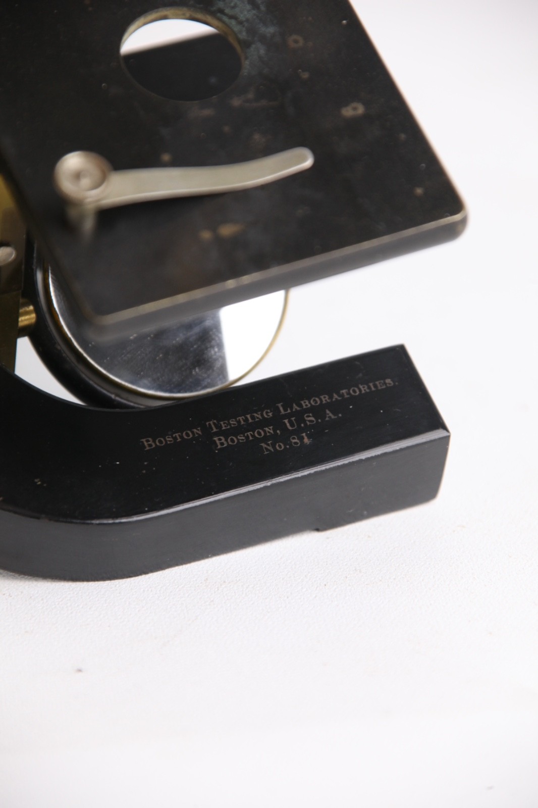 Bausch & Lomb Brass Continental Microscope Model AB 1890s READ