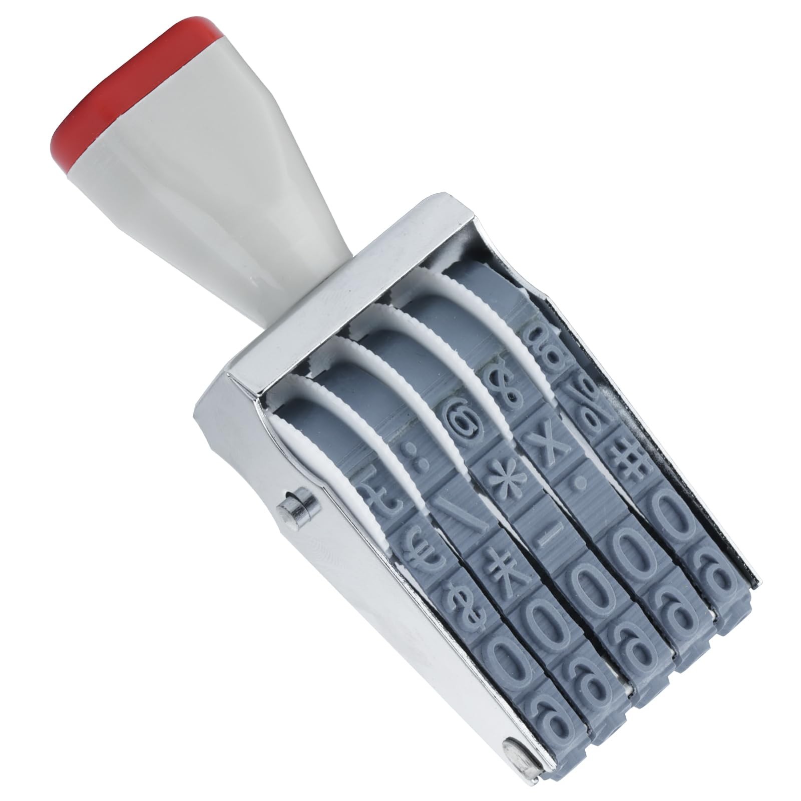 5 Digit Number Stamp by ,Rubber Changeable Office Date Stamp Rotating Adjusta
