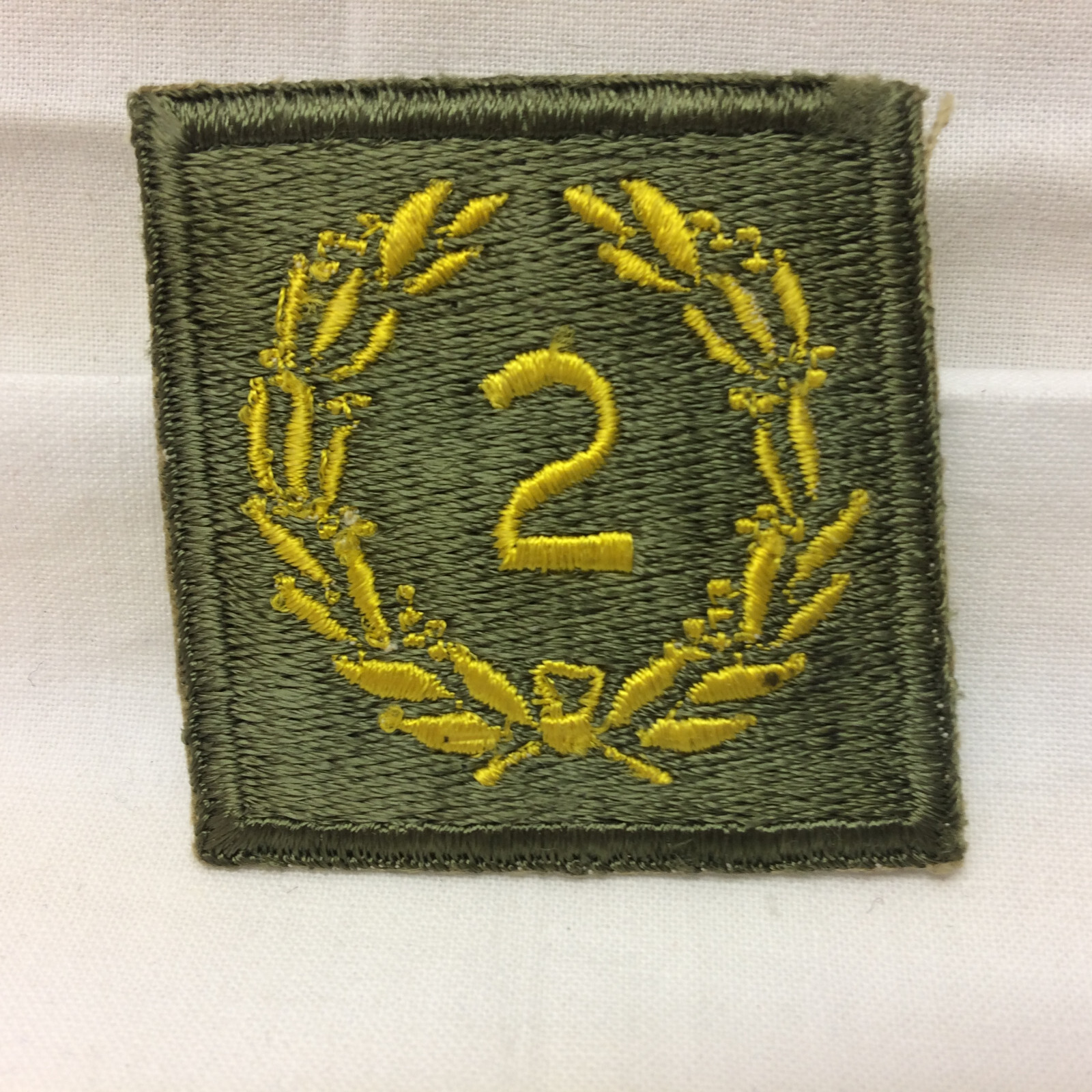 Vintage Military Patch Army Meritorious Unit Award 2 Olive Variant 2nd