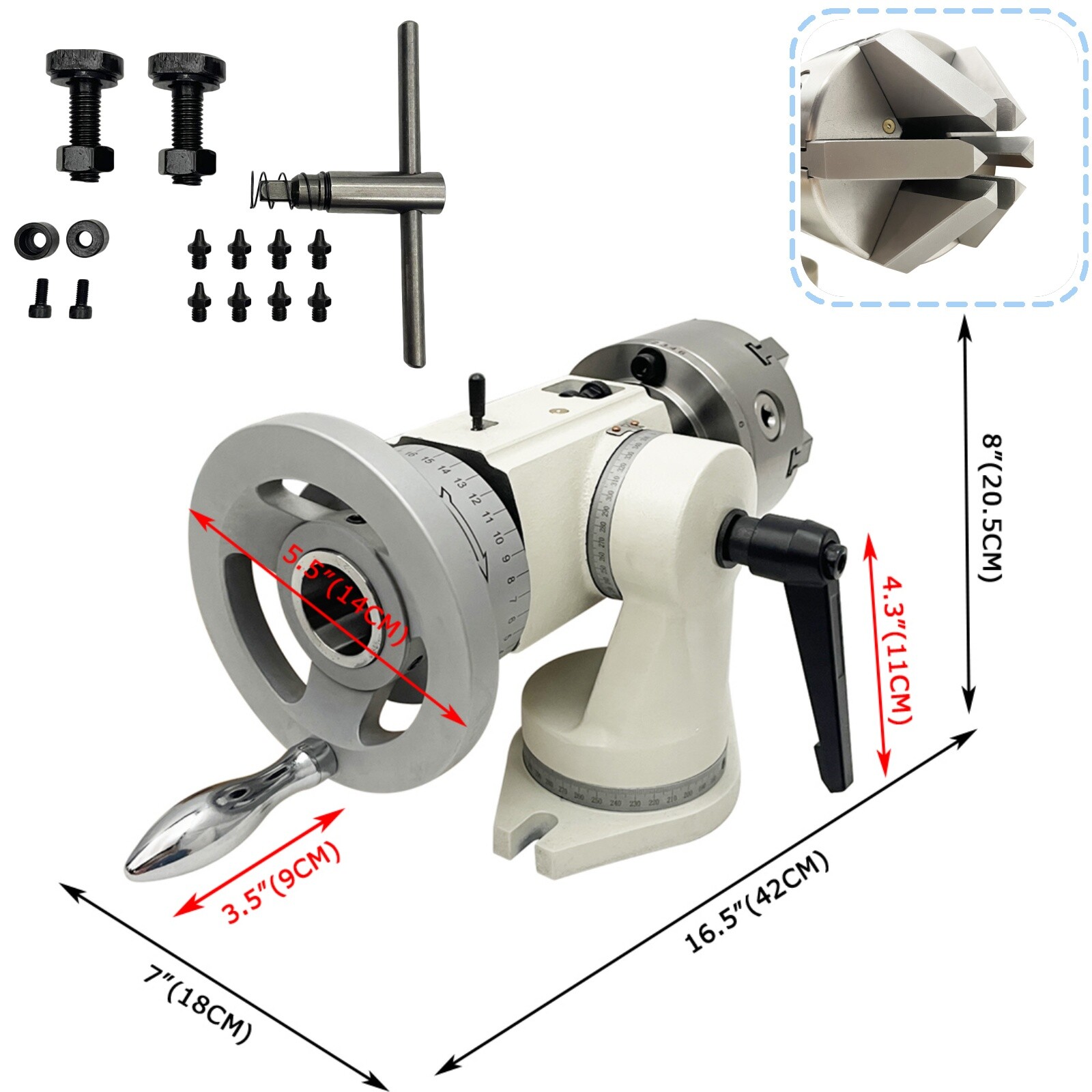 50K Bit Tap Grinder Drill Grinder Universal Grinding Machine Accessories 3-50MM