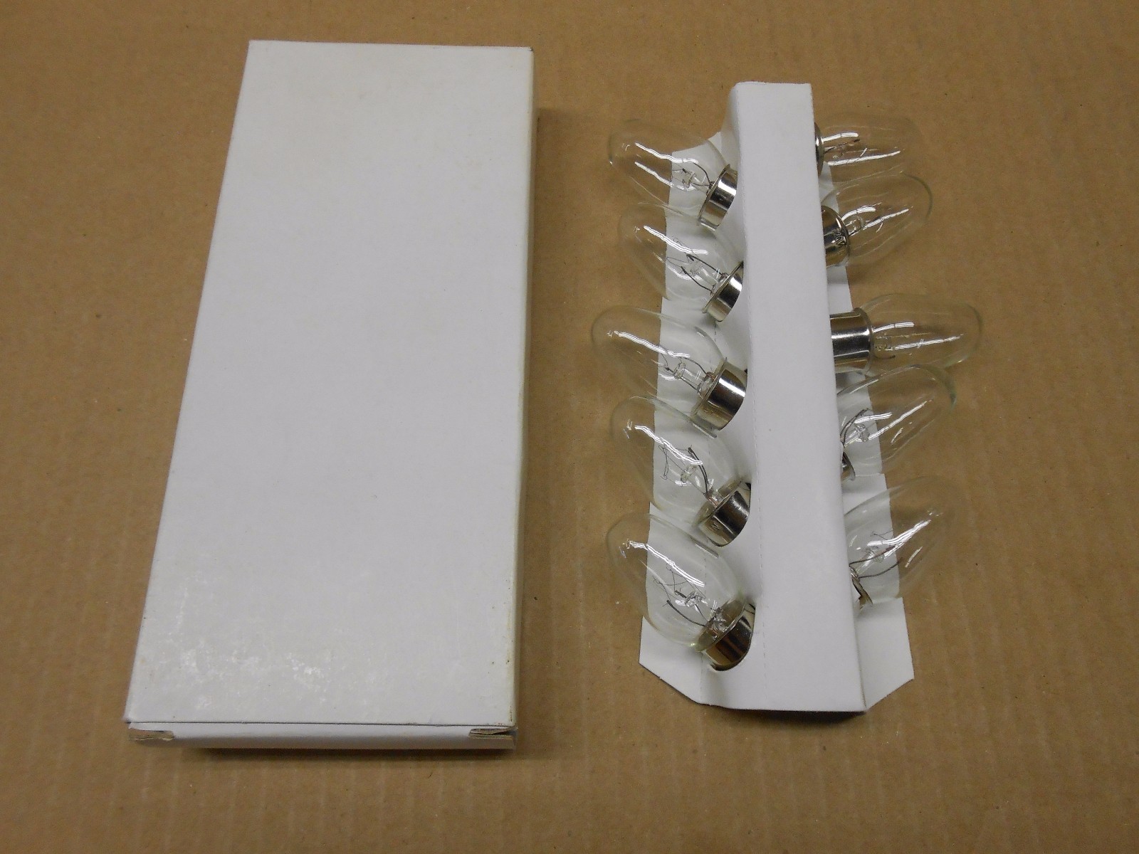 10 NIB WESTINGHOUSE 10C7DC BULB CLEAR 10W 115-125VAC BOX OF 10