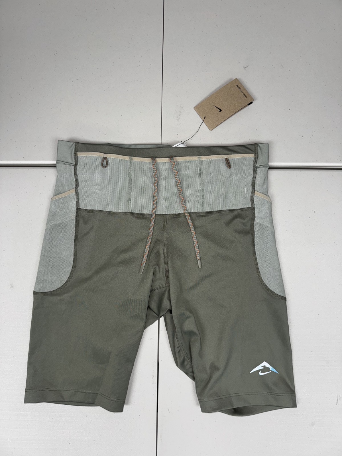Nike DRI-FIT ADV Trail Run Lava Loop Lined Half Tights Green Pick Size HJ4170