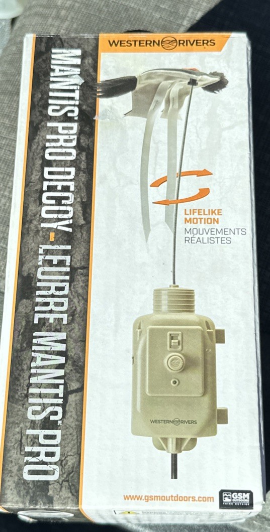 Western Rivers Mantis Pro Decoy, WRC-MPDECOY-W, New In Box