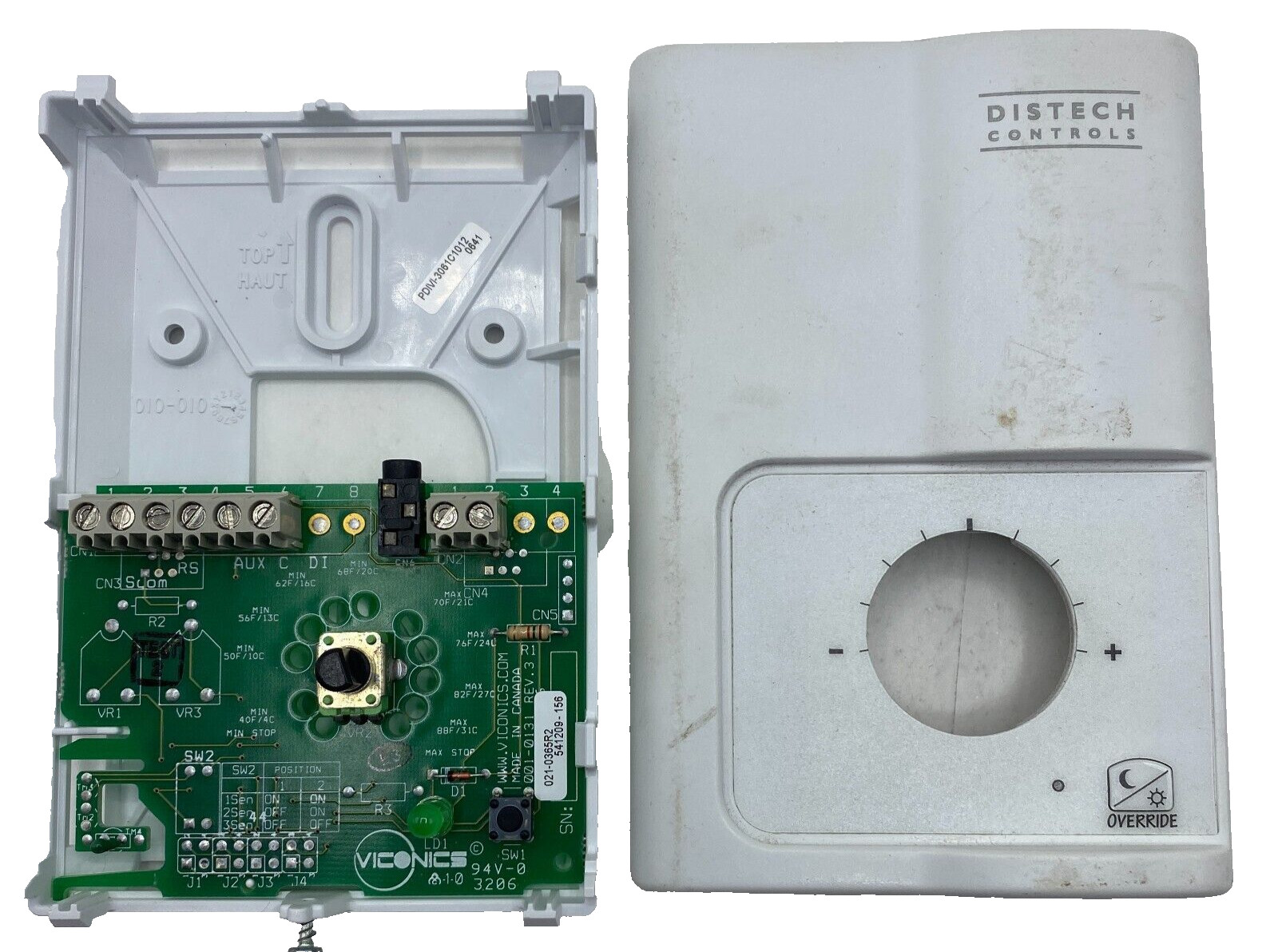 DISTECH CONTROL PDIVI-3061C1012 THERMOSTAT, ROOM SENSOR, EC-SENSOR-SLO-CW🔔