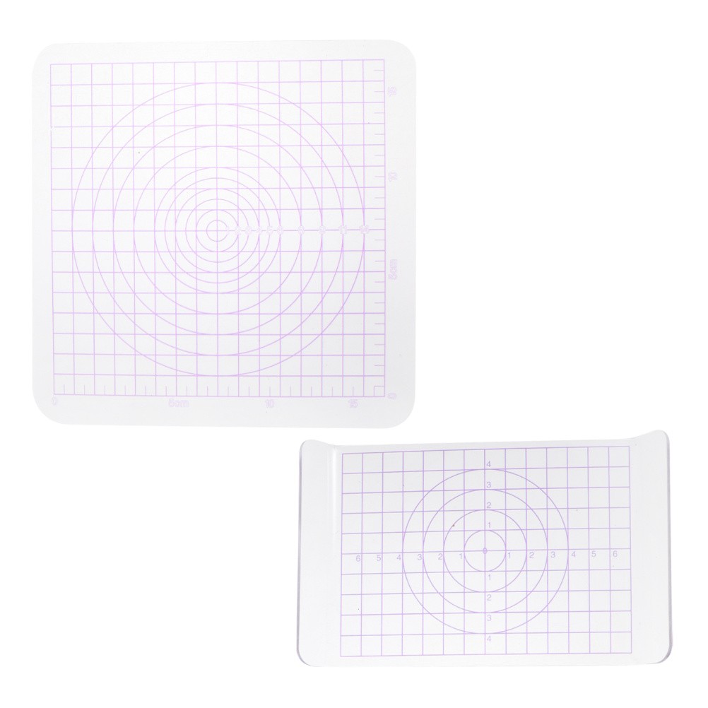 2 Pcs Acrylic Mud Board U-shaped Clay Press Plate Wedging Crafting Tools