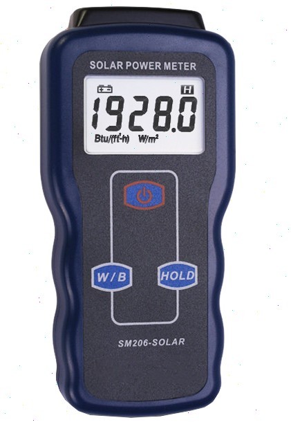 Solar Power Meter Solar Radiation Meter Tester For Testing Sun Light Radiation