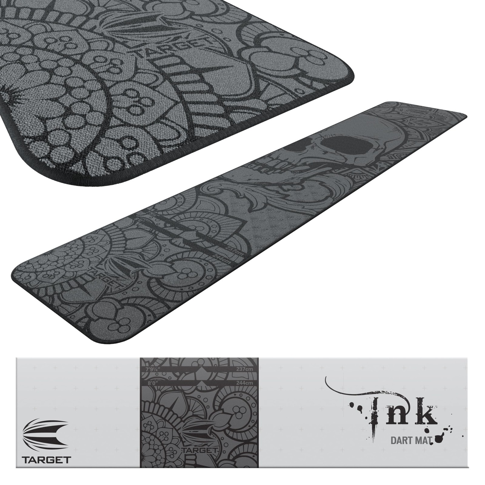 Target Darts Dart Mat - World Champions/Ink/Mod | Dart Oche Mat with Soft Tip...