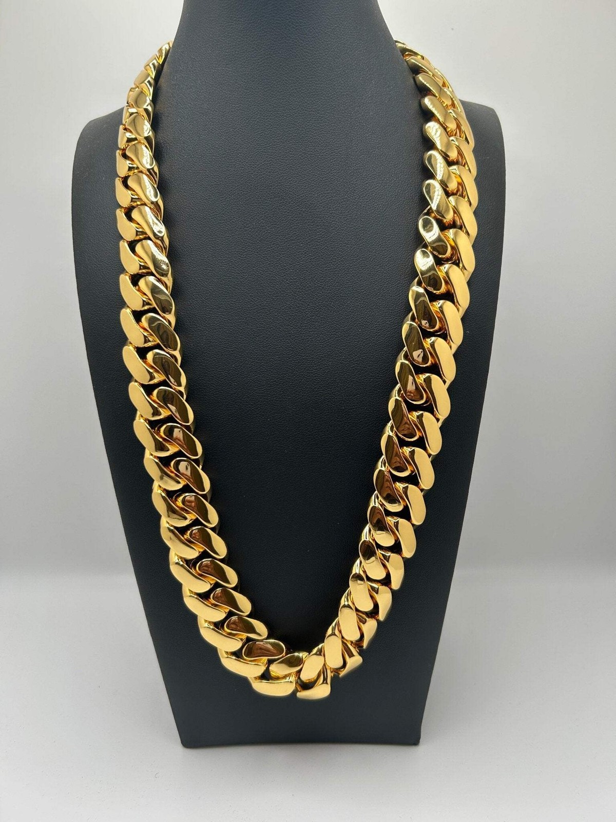 Miami Cuban Link Gold Plated Chain