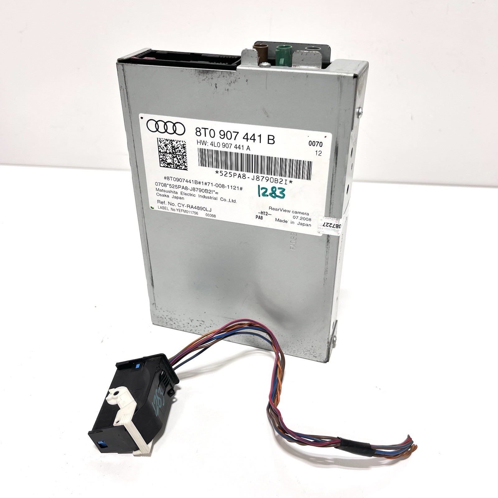 AUDI A4 A5 S4 S5 2009-16 REVERSE REAR VIEW CAMERA CONTROL MODULE 8T0907441B OEM