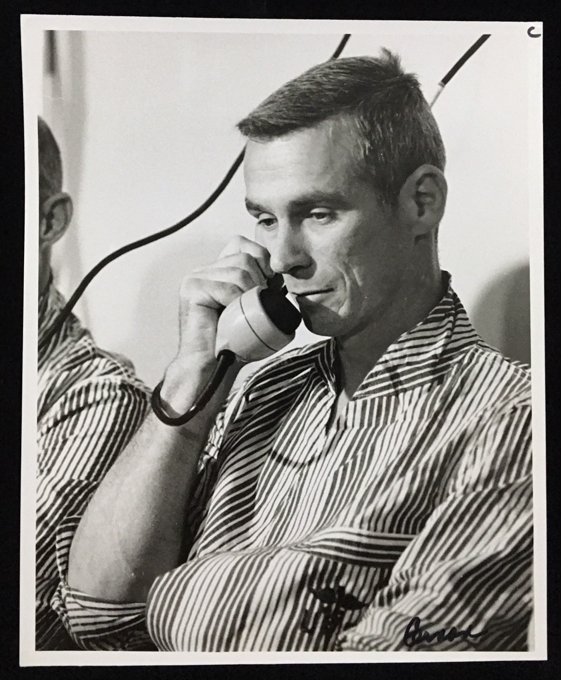 GENE CERNAN APOLLO 10 NASA B & W CANDID SPECIAL INTEREST PHOTO 69-H-829