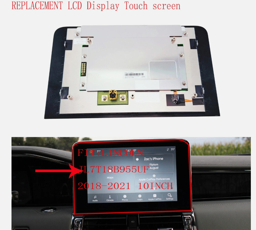 REPLACEMENT LCD Display Touch Screen 2018-21 LINCOLN Radio NAVIGATION JL7T18B955