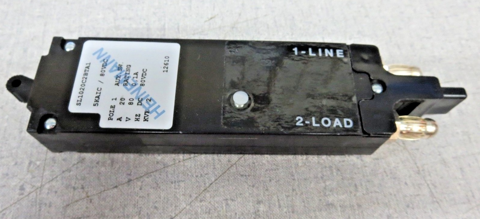 Heinemann SL1020C2BTA1 20A Circuit Breaker