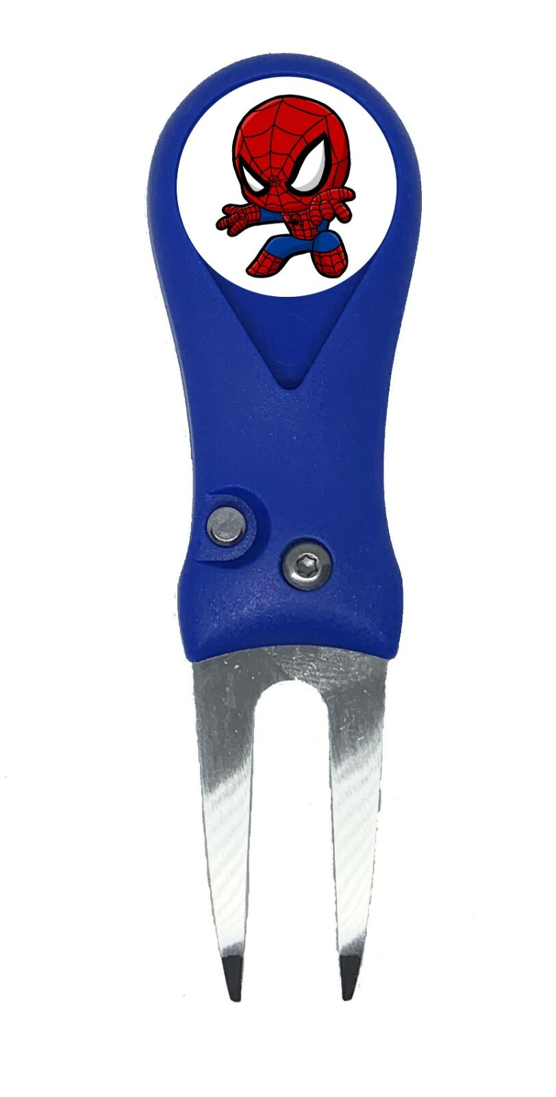 Spiderman Spider Man Chibi Marvel Golf Ball Marker +Switchblade Divot Tool