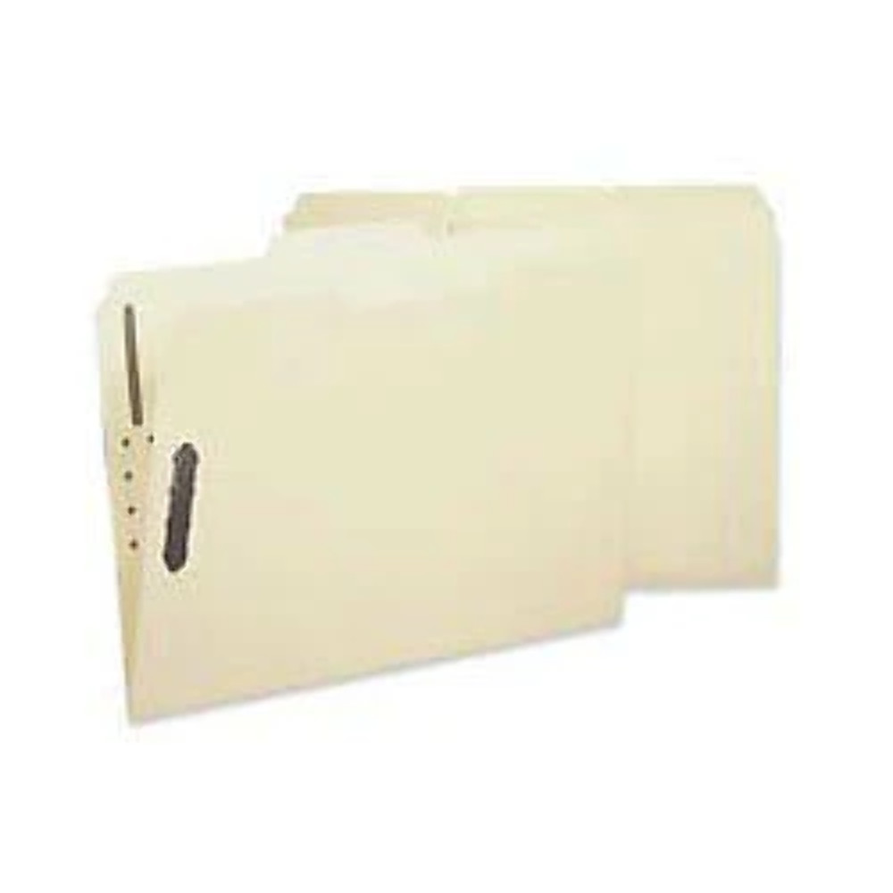 Sparco 1 Fastener Folders Letter Sz 1/3 Tab Cut Manila 50/Bx
