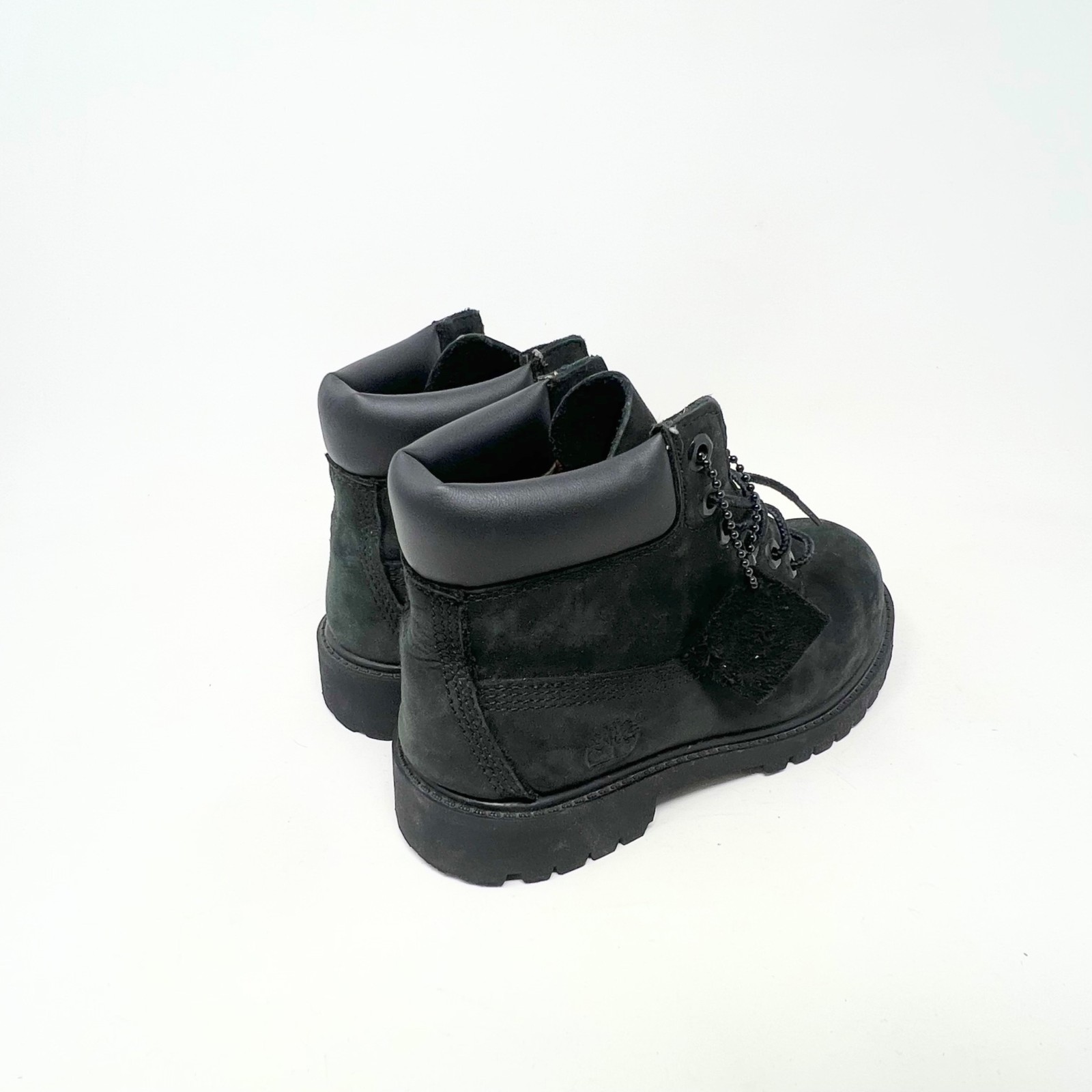 Timberland Black Leather Boot US Shoe Size 1Y