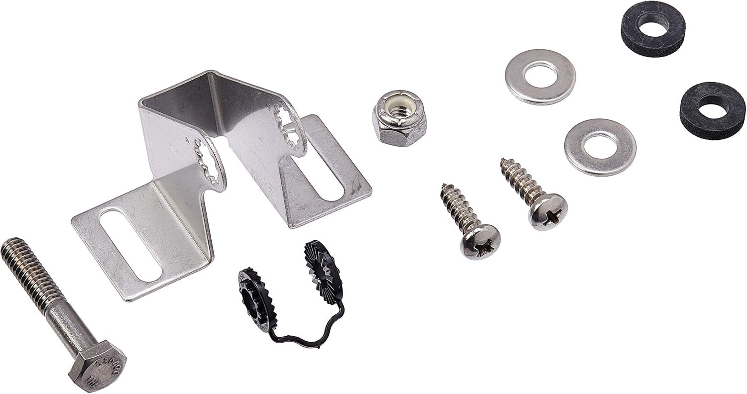 Universal Fit Bullet Transom Bracket - Lightweight & Durable for Marine Use