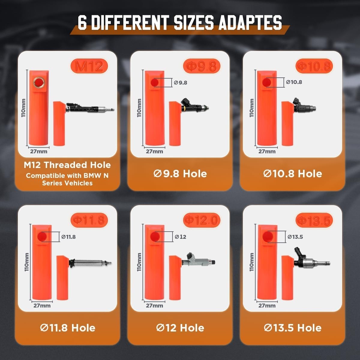 8 Pulse Modes Fuel Injector Cleaner Kit: Efficient Diagnostic Tool for Mechanics