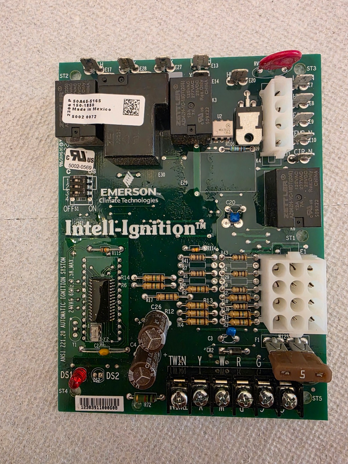 USED - EMERSON 50A65-5165 Furnace Control Circuit Board - USED