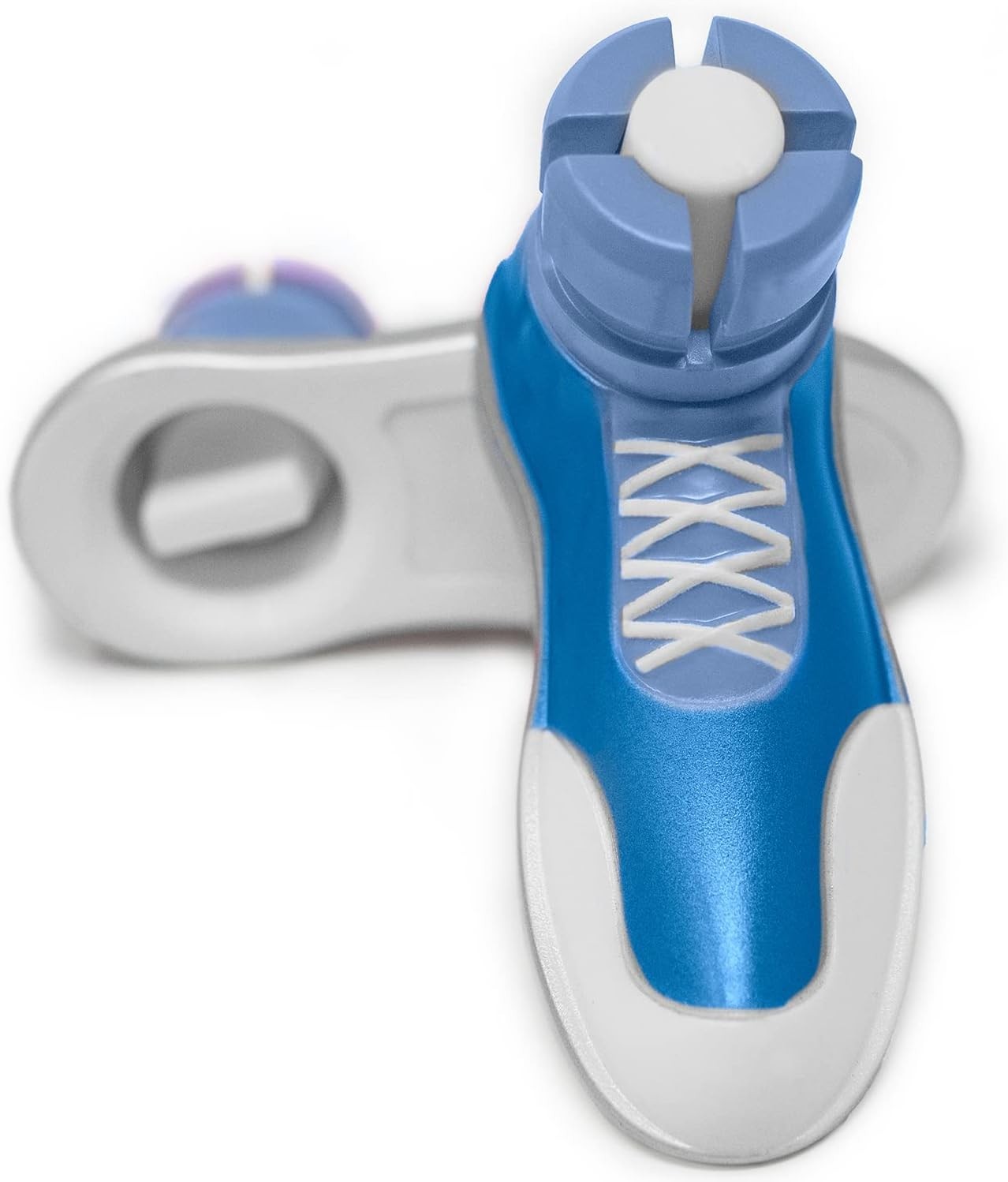 Fun Blue Sneaker Walker Glides - 1" Adjustable Tubes, Easy Installation