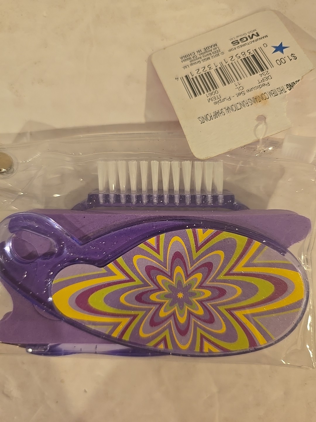 5 Peice Pedicure Set Purple
