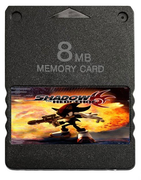 Shadow the Hedgehog PlayStation 2 PS2 Memory Card Unlocked Save