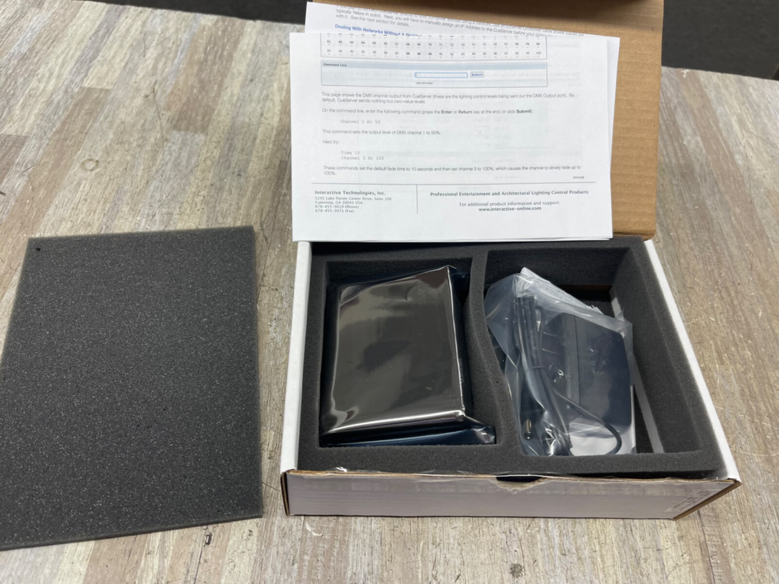 BRAND NEW CueServer MINI WEB-ENABLED Show PLAYBACK Processor CS-810