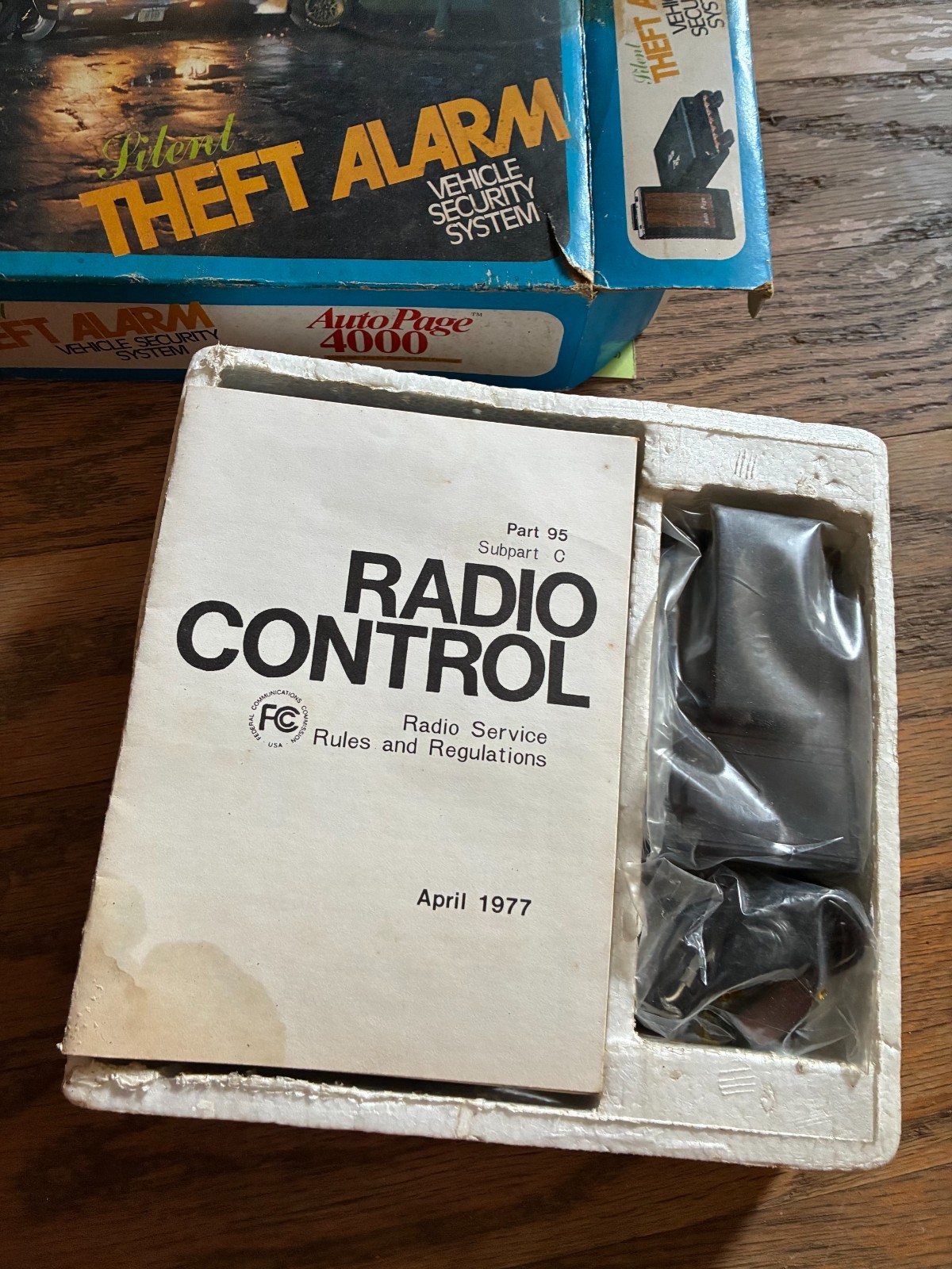 Auto Page 4000 Silent Theft Alarm Vehicle Security System