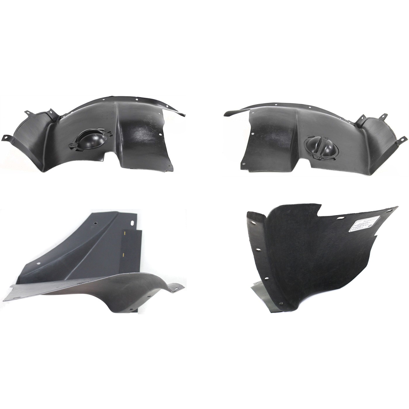 Set of 4 Fender Liner For Chevrolet Corvette 2005-2013 Front Driver Side Inner