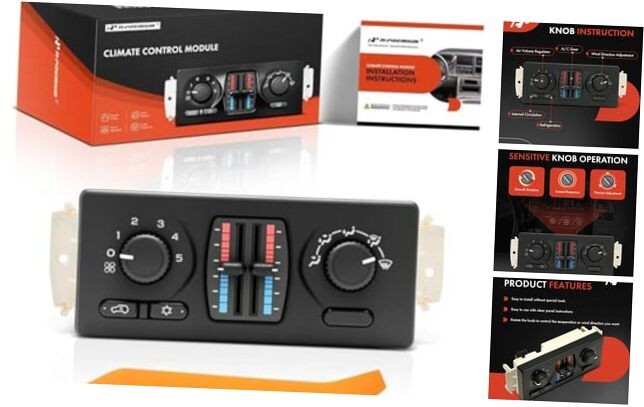 Manual A/C Heater Climate Control Panel 10395427 for Chevy GMC Buick Olds 03-09
