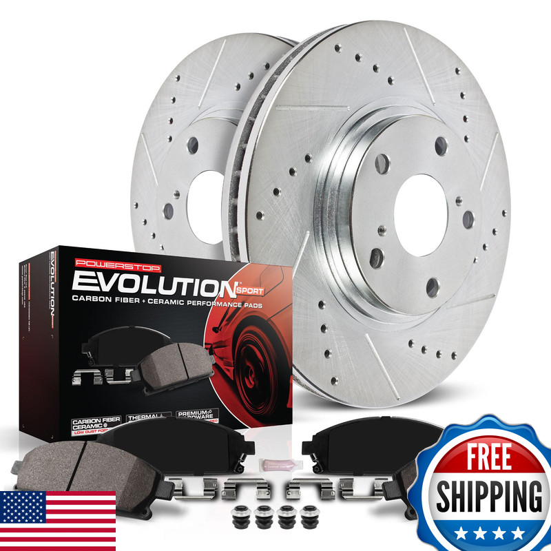 Powerstop Front Brake Kit For Dodge Dakota 2000-02 Dodge Durango 2000-02 -