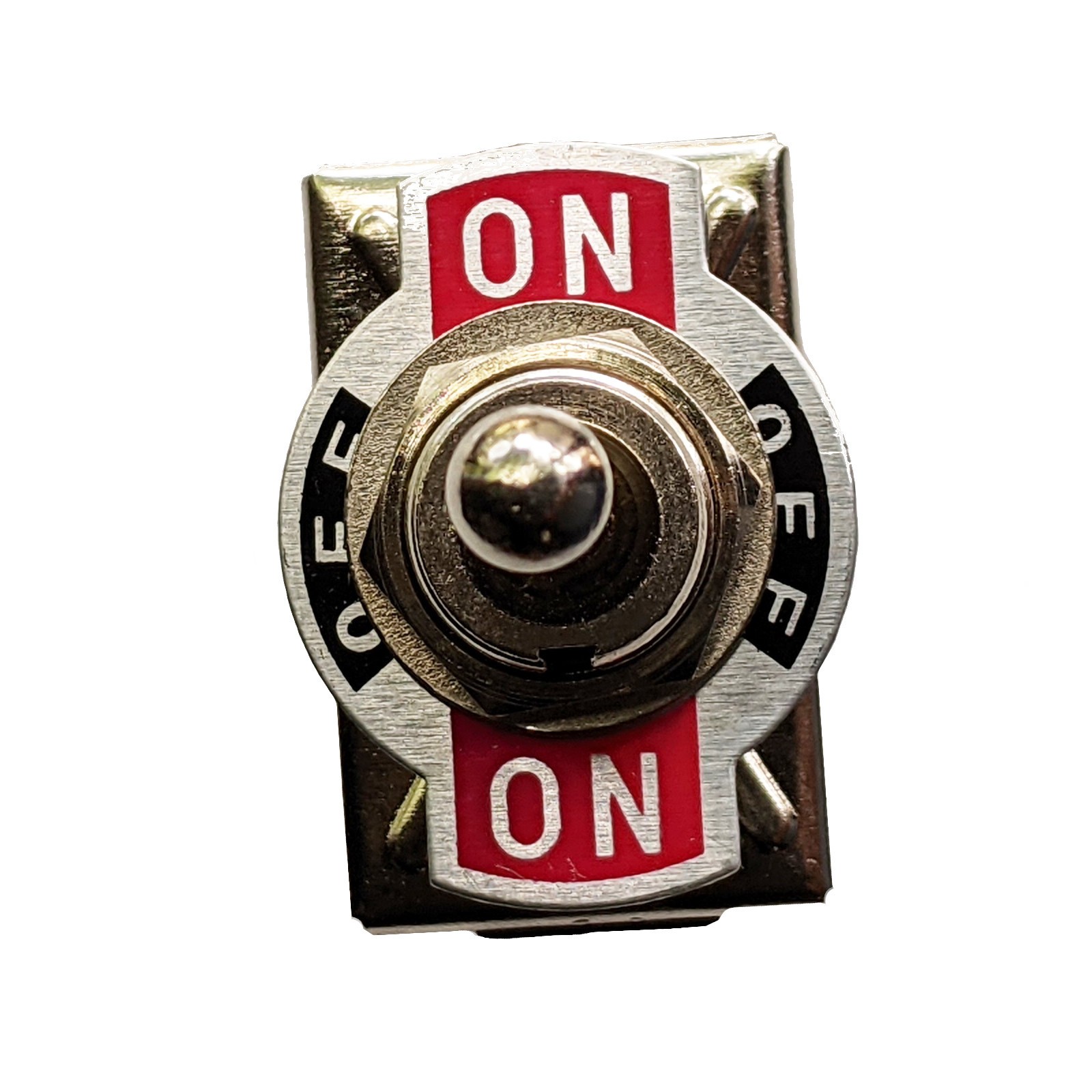IndusTec 20A DPDT - 6 screw Momentary resetting 3 Position Toggle Switch 12V 24V