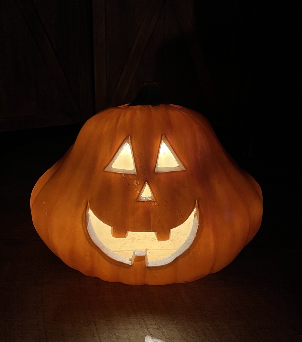 Halloween Jack-o’-lantern 🎃 Pumpkin Decoration Decor Orange 10" Tall x 15” Wide