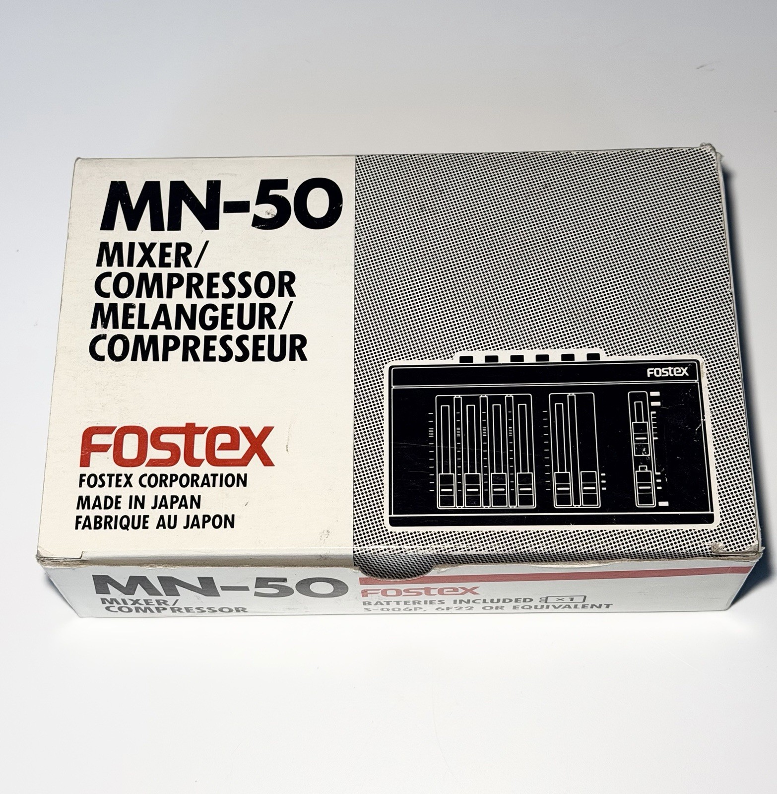 NEW IN BOX Fostex MN-50 Mixer/Compressor Audio Equipment Retro Collectible 1980s