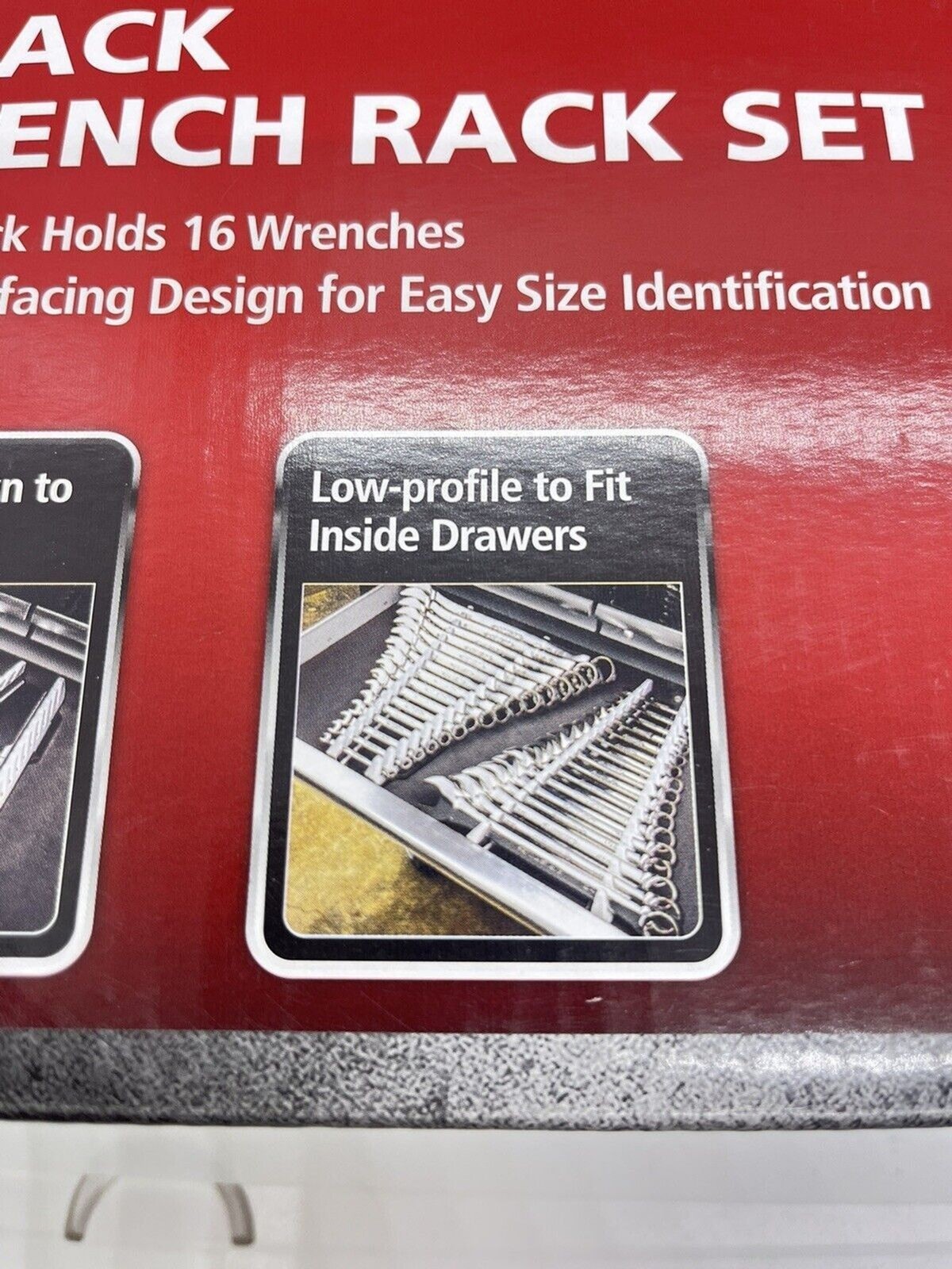 NEW Husky 16-Piece Wrench Rack (2-Pack)