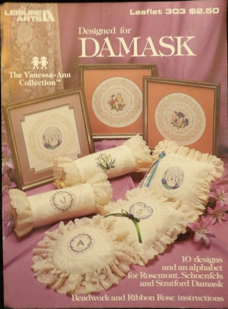Designed for Damask Leaflet by Vanessa-Ann Collection & Leisure Arts #303