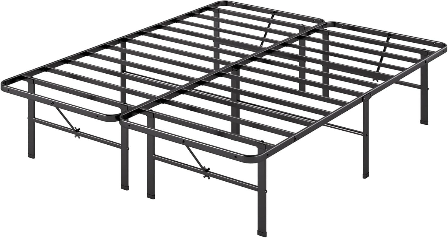 Rumi 14in Queen Metal Bed Frame Quick Assembly SmartBase® Mattress Foundation