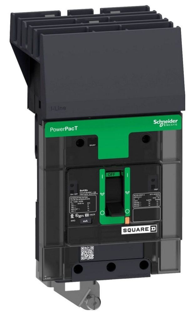 NIB - Square D - BJA36125 - 125A 3P Circuit Breaker, Powerpact B, I-Line Thermal