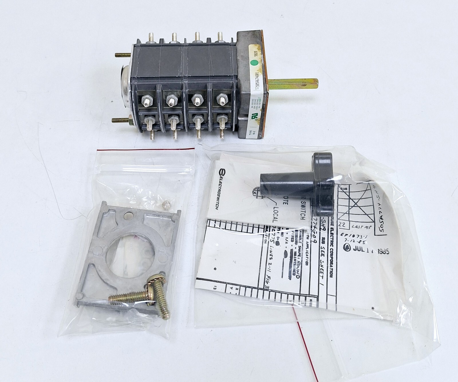 Westinghouse 505A774G09 Rotary Cam Switch
