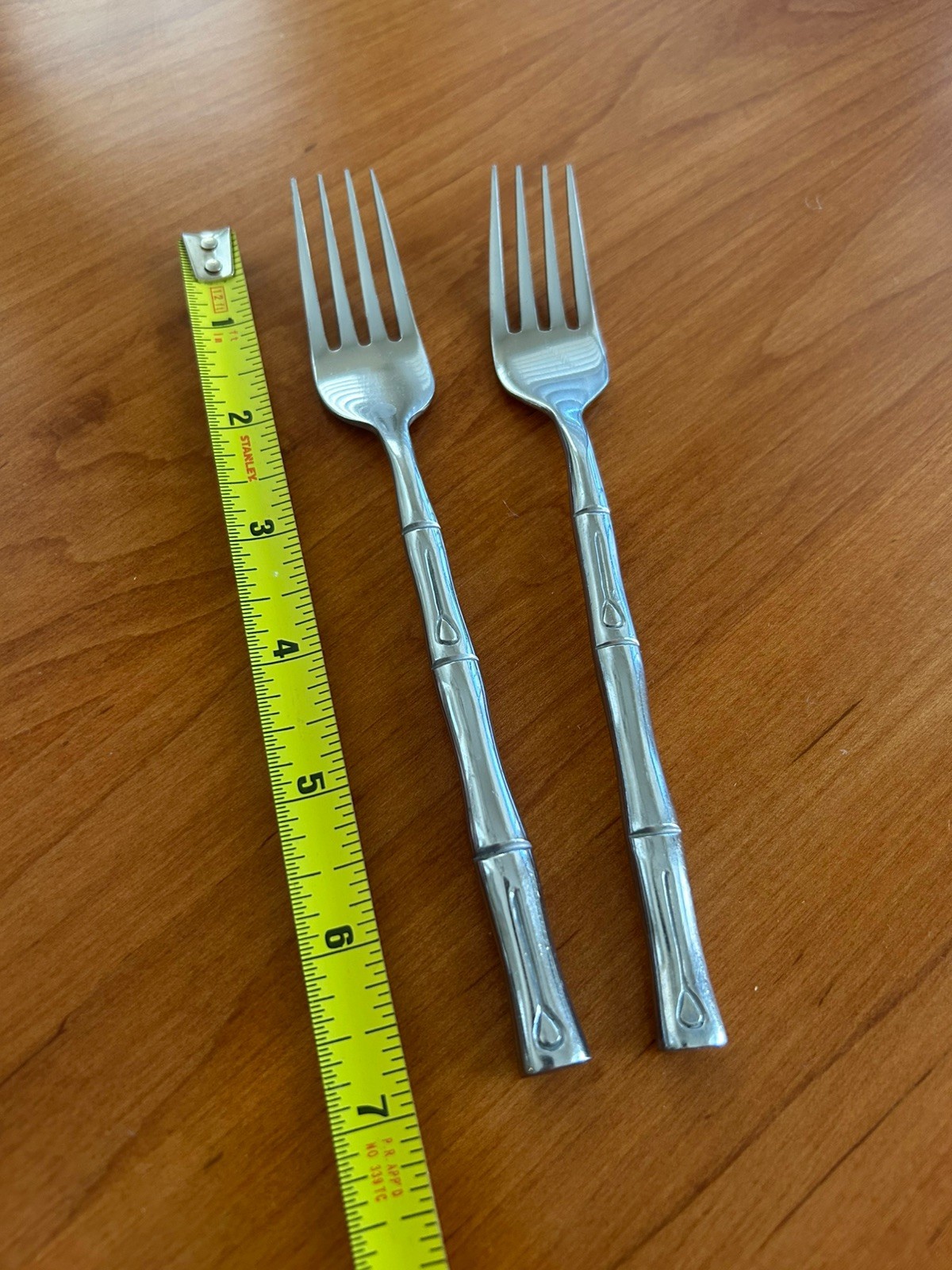 Hampton Silversmiths Bamboo Stainless Flatware Replacements Lot 11 Pieces