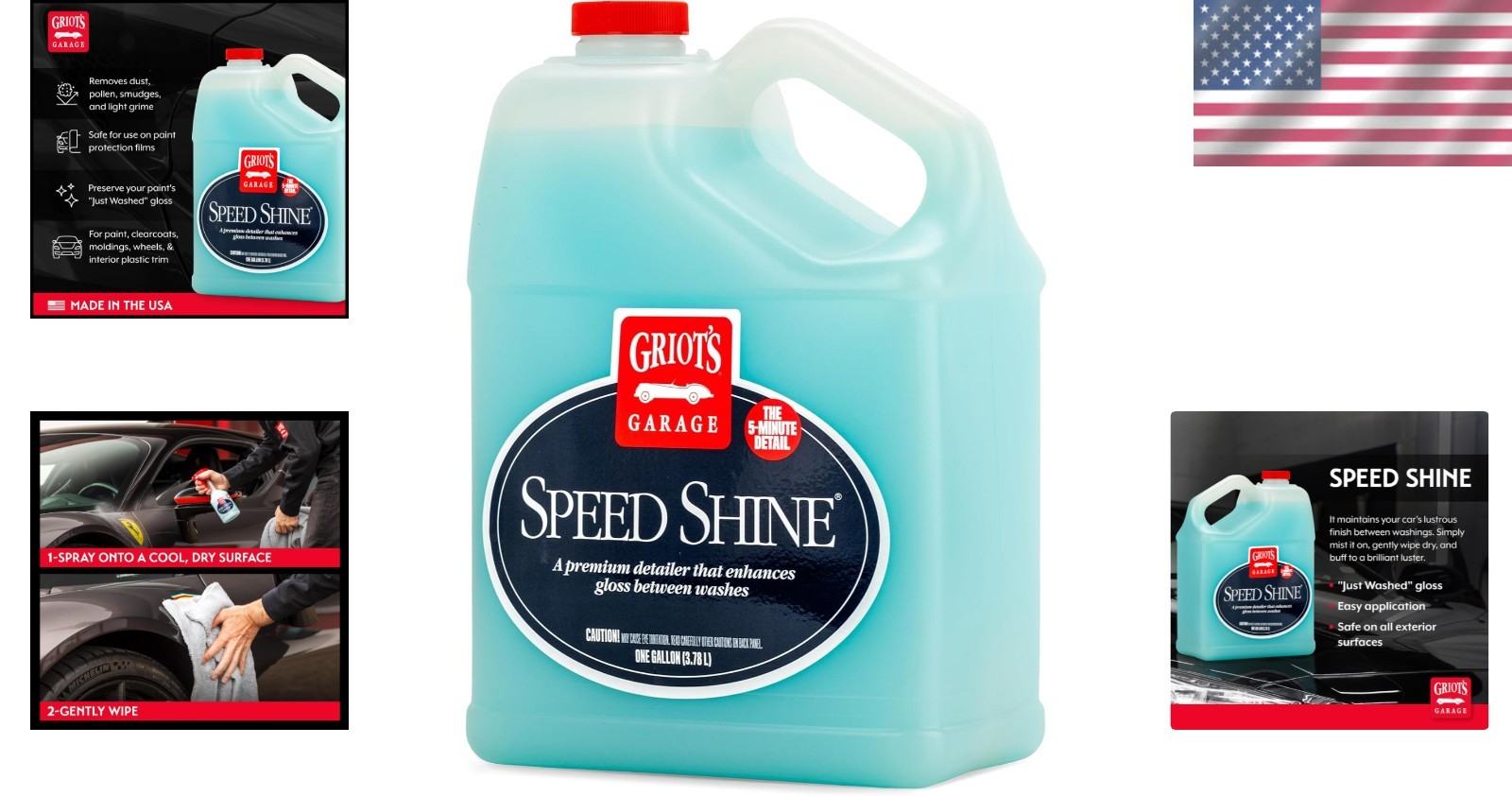 Speed Shine Quick Detailer Gallon - Glossy Finish