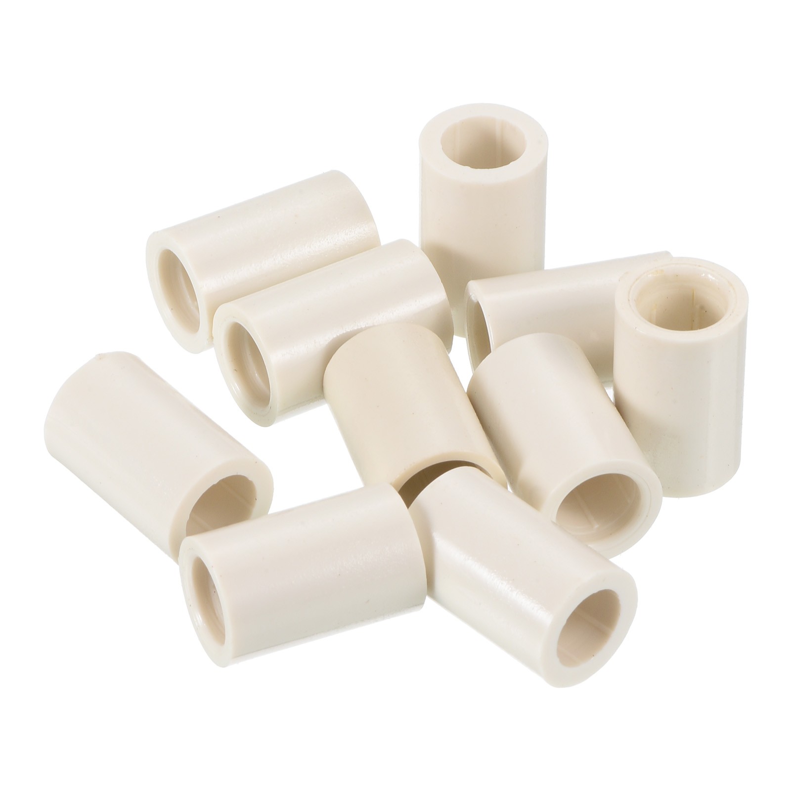 12x19mm billiard stick rings, 10pcs billiard stick tips accessories, white