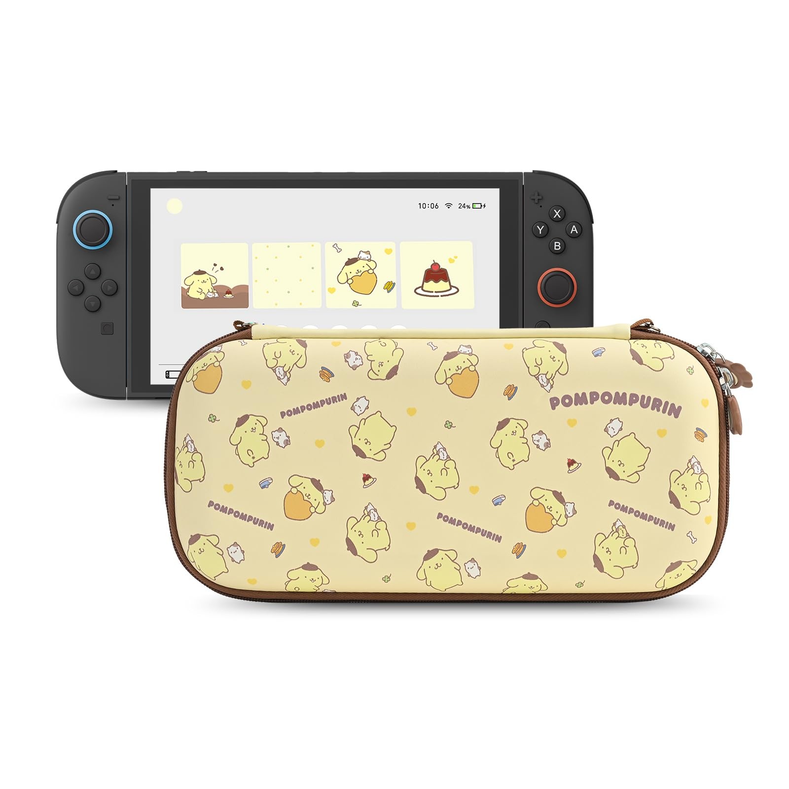Slim Carrying Case Compatible with Switch 2 (2025), Hard Shell Storage Bag wi...